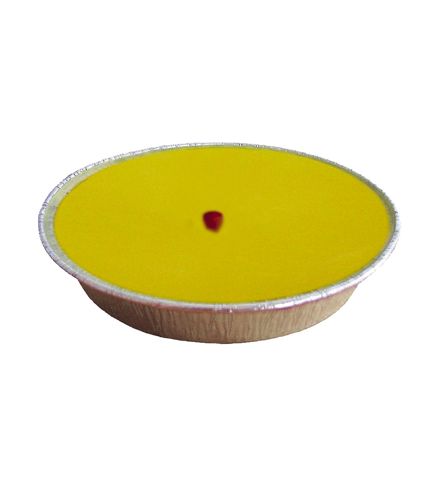 Ricarica per candela antizanzare alla citronella con base in alluminio, diametro 11 cm